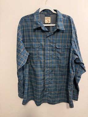 RedHead Blue Plaid Long-Sleeve Shirt